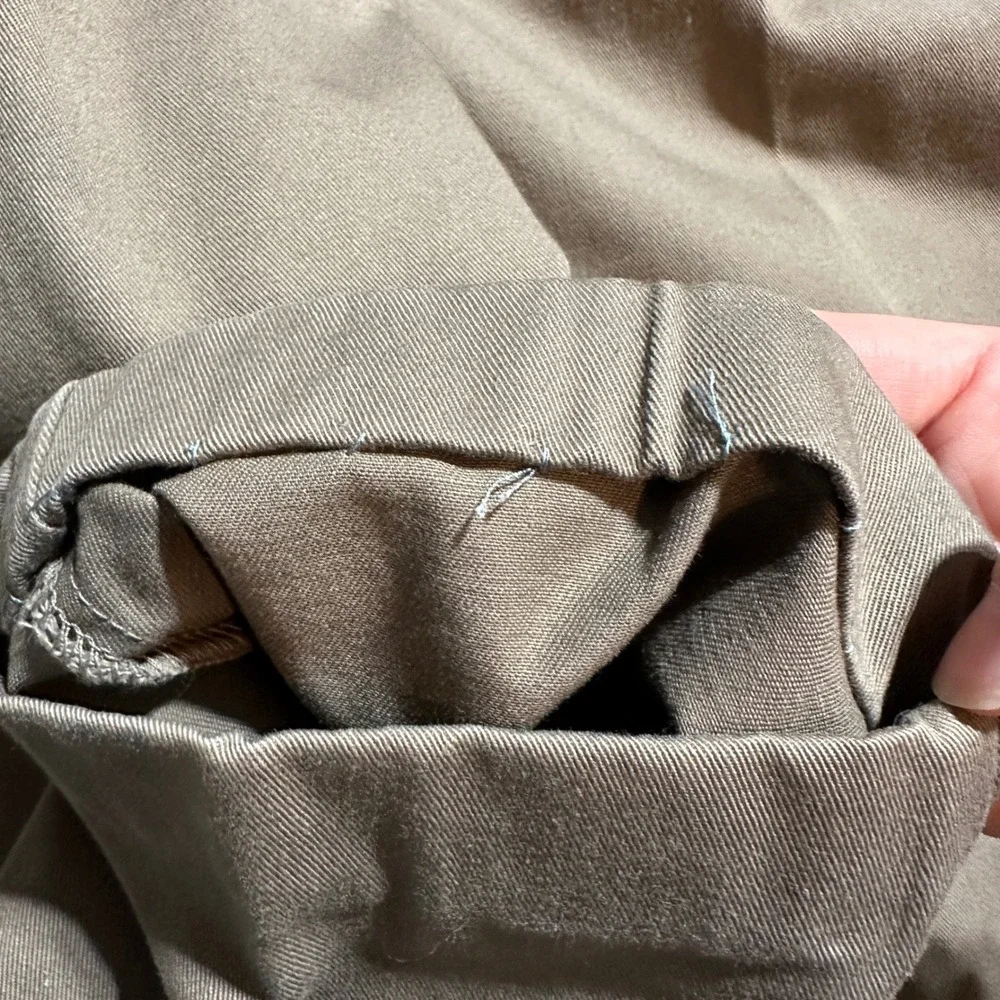 Vintage Dockers Classic Khakis Pants Mens 12x29S Brown Pleated Cotton Chino USA